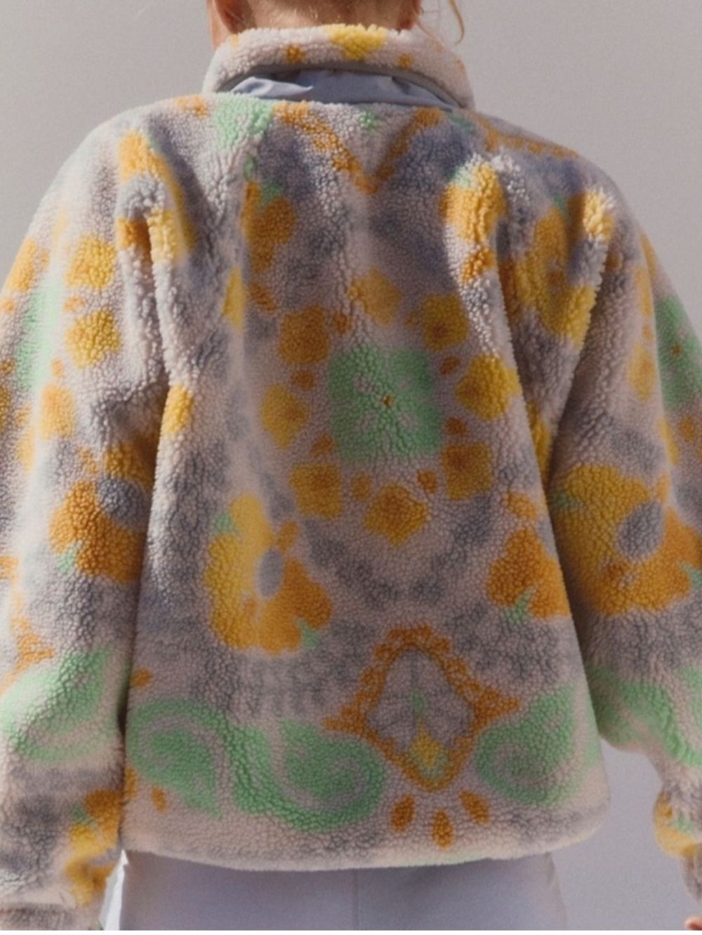 Free People Hit The Slopes Printed Fleece Jacket - Picture 3 of 3